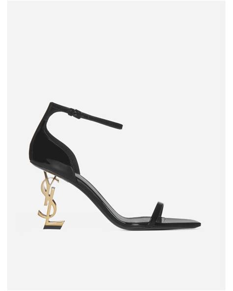 decollete opyum ysl|opyum leather sandals 85mm.